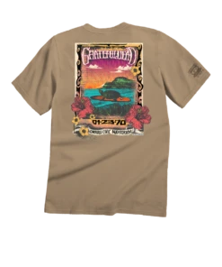 Grateful Dead Honolulu Concert - Kona Coffee Dyed Short Sleeve Crewneck T-Shirt