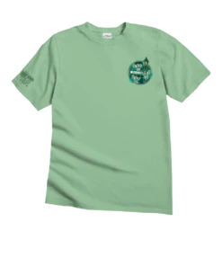 Grateful Dead Duval Street - Key Lime Dyed Short Sleeve Crewneck T-Shirt -Crazy Shirts Sale Store 2017881 1A