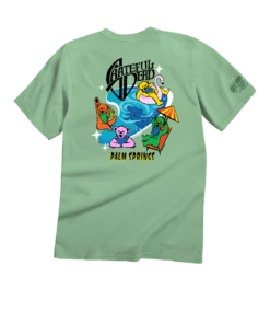 Grateful Dead Pool Party - Key Lime Dyed Short Sleeve Crewneck T-Shirt