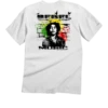 Bob Marley Rebel Music - White Short Sleeve Crewneck T-Shirt