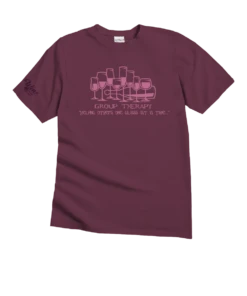 Group Therapy - Wine Dyed Short Sleeve Crewneck T-Shirt