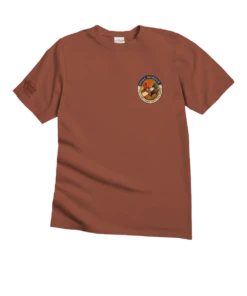 Soul Surfer Rooster - Chile Dyed Short Sleeve Crewneck T-Shirt -Crazy Shirts Sale Store 2018000 1A