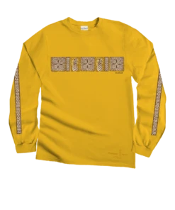Tapa Pineapple Band - Pineapple Dyed Long Sleeve Crewneck T-Shirt