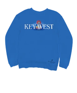 Key West Bouy - Blue Hawaii Dyed Long Sleeve Sweatshirt