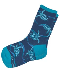 Honu Trio - Graphic Cotton Crew Socks