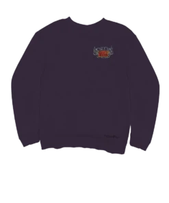 Trip To Haight Ashbury - Blackberry Dyed Long Sleeve Sweatshirt -Crazy Shirts Sale Store 2018118 1A