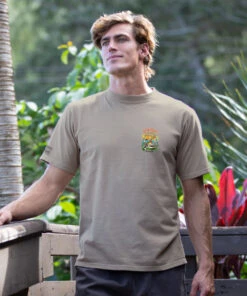 Grateful Dead Kona Coffee Shack - Kona Coffee Dyed Short Sleeve Crewneck T-Shirt 6 Grateful Dead Kona Coffee Shack - Kona Coffee Dyed Short Sleeve Crewneck T-Shirt -Crazy Shirts Sale Store 2018137 1A