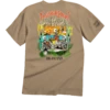 Grateful Dead Kona Coffee Shack - Kona Coffee Dyed Short Sleeve Crewneck T-Shirt