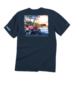 Jeep® Punaluu - Navy Short Sleeve Crewneck T-Shirt