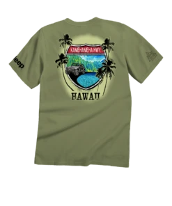 Jeep® Kam Highway Scenic - Hemp Dyed Short Sleeve Crewneck T-Shirt