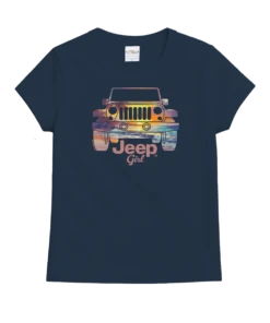 Jeep® Girl - Navy Short Sleeve Crewneck T-Shirt