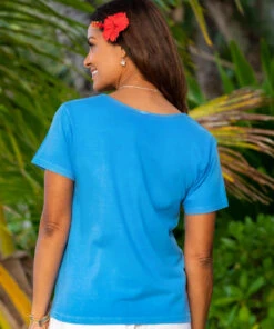 Sun Splash Tail - Blue Hawaii Dyed Short Sleeve Scoop Neck T-Shirt -Crazy Shirts Sale Store 2018260 1A c8e0559a 085c 4a3f b16f ca9ee6b820c9