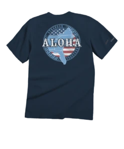 Aloha Stronger Together - Navy Short Sleeve Crewneck T-Shirt