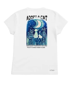 Hawaiian Humane Society Sun And Moon - White Short Sleeve Crewneck T-Shirt -Crazy Shirts Sale Store 2018310 1A 10f92ae6 3879 425b 8ca4 7d7fe4c4533a