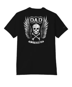 Dad To The Bone - Jet Black Short Sleeve Pima T-Shirt