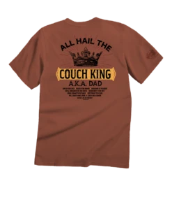 Couch King - Chile Dyed Short Sleeve Crewneck T-Shirt