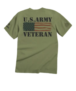 US Army Veteran - Hemp Dyed Short Sleeve Crewneck T-Shirt