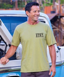 Ask Mom - Hemp Dyed Short Sleeve Crewneck T-Shirt -Crazy Shirts Sale Store 2018378 1A