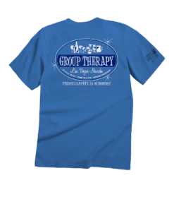 Group Therapy Vegas - Blue Hawaii Dyed Short Sleeve Crewneck T-Shirt