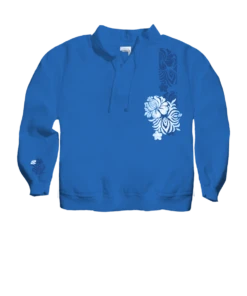Hauoli - Blue Hawaii Dyed Long Sleeve Lightweight Pullover