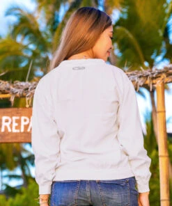 Dahlia Band - White Long Sleeve Lightweight Pullover 6 Dahlia Band - White Long Sleeve Lightweight Pullover -Crazy Shirts Sale Store 2018463 1A