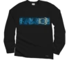 Honu Waa Band - Black Long Sleeve Crewneck T-Shirt
