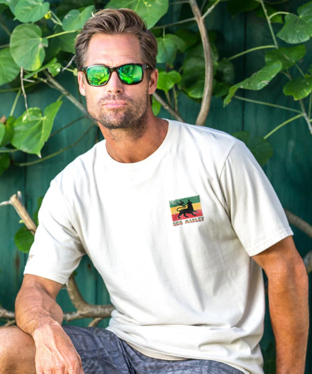 Bob Marley Buffalo Soldier - Coconut Dyed Short Sleeve Crewneck T-Shirt 3 Bob Marley Buffalo Soldier - Coconut Dyed Short Sleeve Crewneck T-Shirt - Image 3