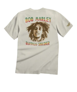 Bob Marley Buffalo Soldier - Coconut Dyed Short Sleeve Crewneck T-Shirt