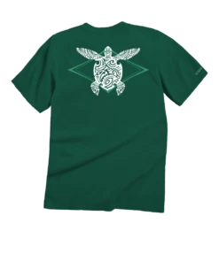 Moana Honu - Forest Green Short Sleeve Crewneck T-Shirt