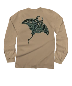 Woken Mana - Kona Coffee Dyed Long Sleeve Crewneck T-Shirt