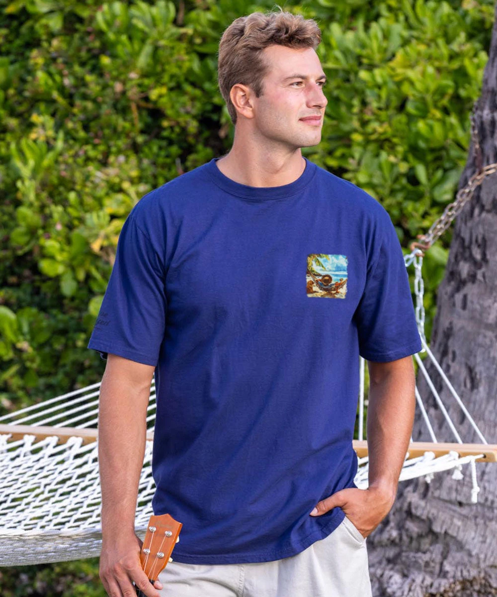 Kickback Watercolor - Grape Dyed Short Sleeve Crewneck T-Shirt 3 Kickback Watercolor - Grape Dyed Short Sleeve Crewneck T-Shirt - Image 3