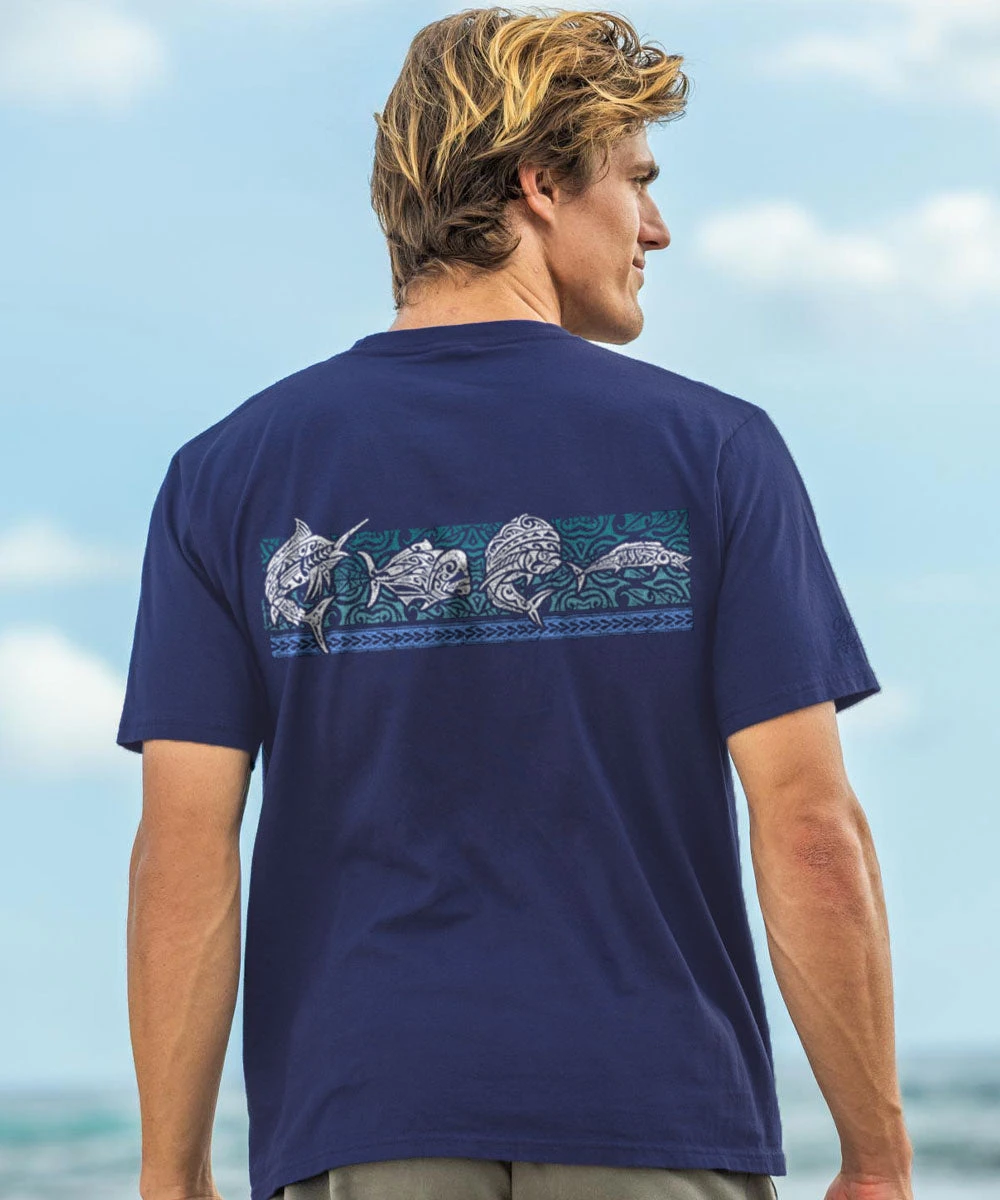 Tribal Grand Slam Band - Grape Dyed Short Sleeve Crewneck T-Shirt 3 Tribal Grand Slam Band - Grape Dyed Short Sleeve Crewneck T-Shirt - Image 3