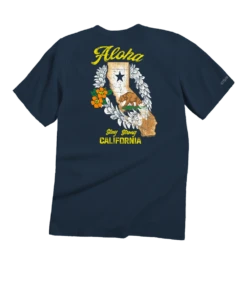 California Strong - Navy Short Sleeve Crewneck T-Shirt