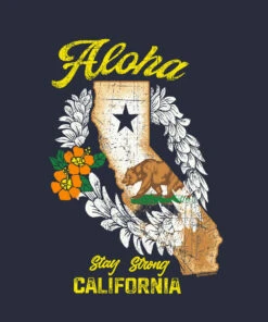 California Strong - Navy Short Sleeve Scoop Neck T-Shirt 7 California Strong - Navy Short Sleeve Scoop Neck T-Shirt -Crazy Shirts Sale Store 2018621 2A NEW