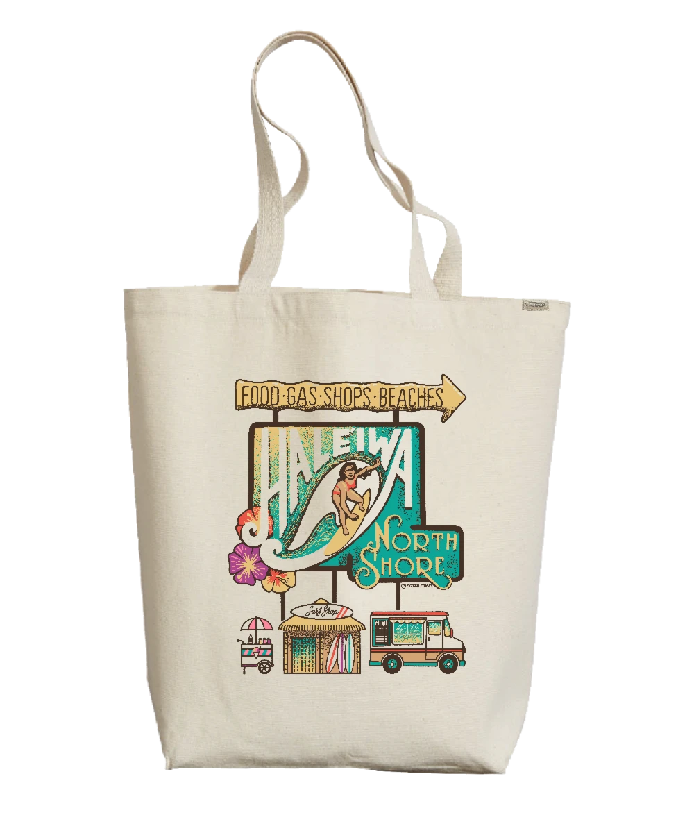 Haleiwa Activities - Natural Bags 2 Haleiwa Activities - Natural Bags - Image 2