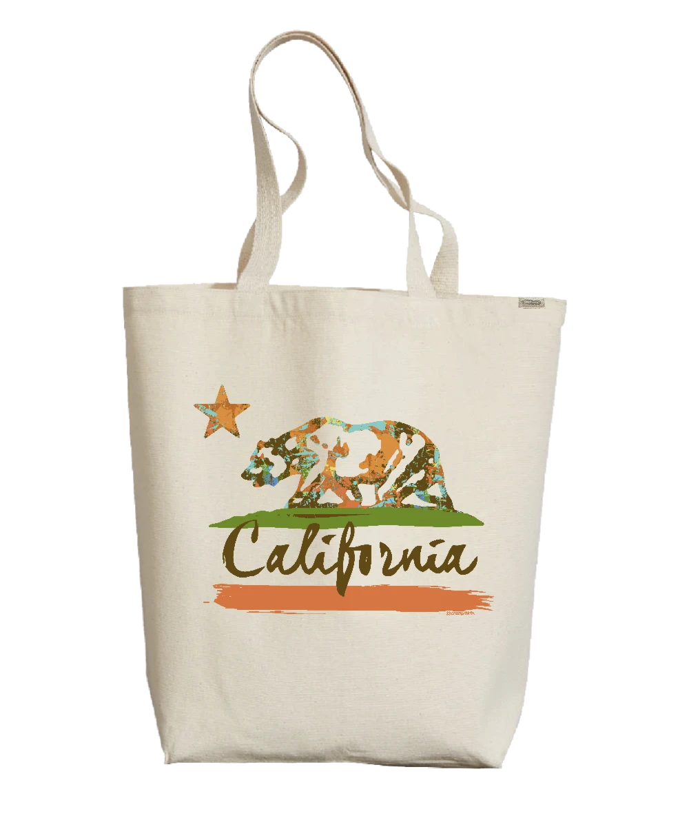 Splatter Bear - Natural Bags 1 Splatter Bear - Natural Bags