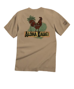 Aloha For Kauai - Kona Coffee Dyed Short Sleeve Crewneck T-Shirt