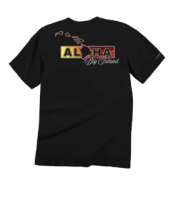 Aloha For Big Island - Black Short Sleeve Crewneck T-Shirt -Crazy Shirts Sale Store 2018689 2A 7338be12 4423 47d4 81cf 9106f38a1c62
