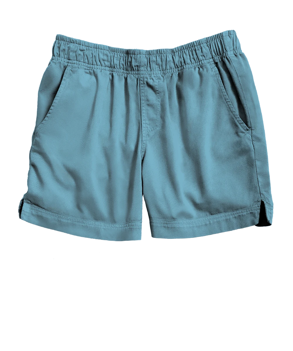 Coastal Blue Shoreline Twill Shorts 1 Coastal Blue Shoreline Twill Shorts