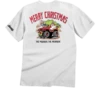 Jeep Off Road Santa - White Short Sleeve Crewneck T-Shirt