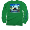 Aloha From The Islands - Christmas Green Long Sleeve Crewneck T-Shirt