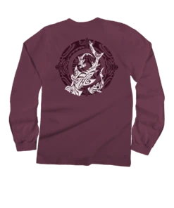 Ocean Masters - Wine Dyed Long Sleeve Crewneck T-Shirt