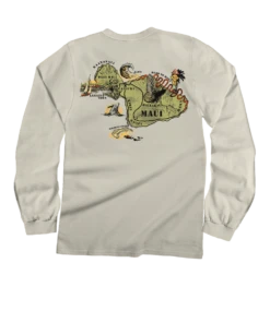 Destination Maui - Coconut Dyed Long Sleeve Crewneck T-Shirt