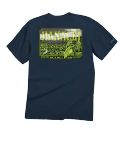 Hanalei Taro - Navy Short Sleeve Crewneck T-Shirt