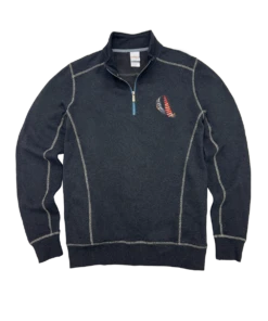 Painted Sails - Charcoal/Heather Long Sleeve Mountain Peak Pullover