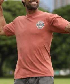 Vintage Dad - Chile Dyed Short Sleeve Crewneck T-Shirt -Crazy Shirts Sale Store 319688b558c0fc5bcfd268fb0dccceb9