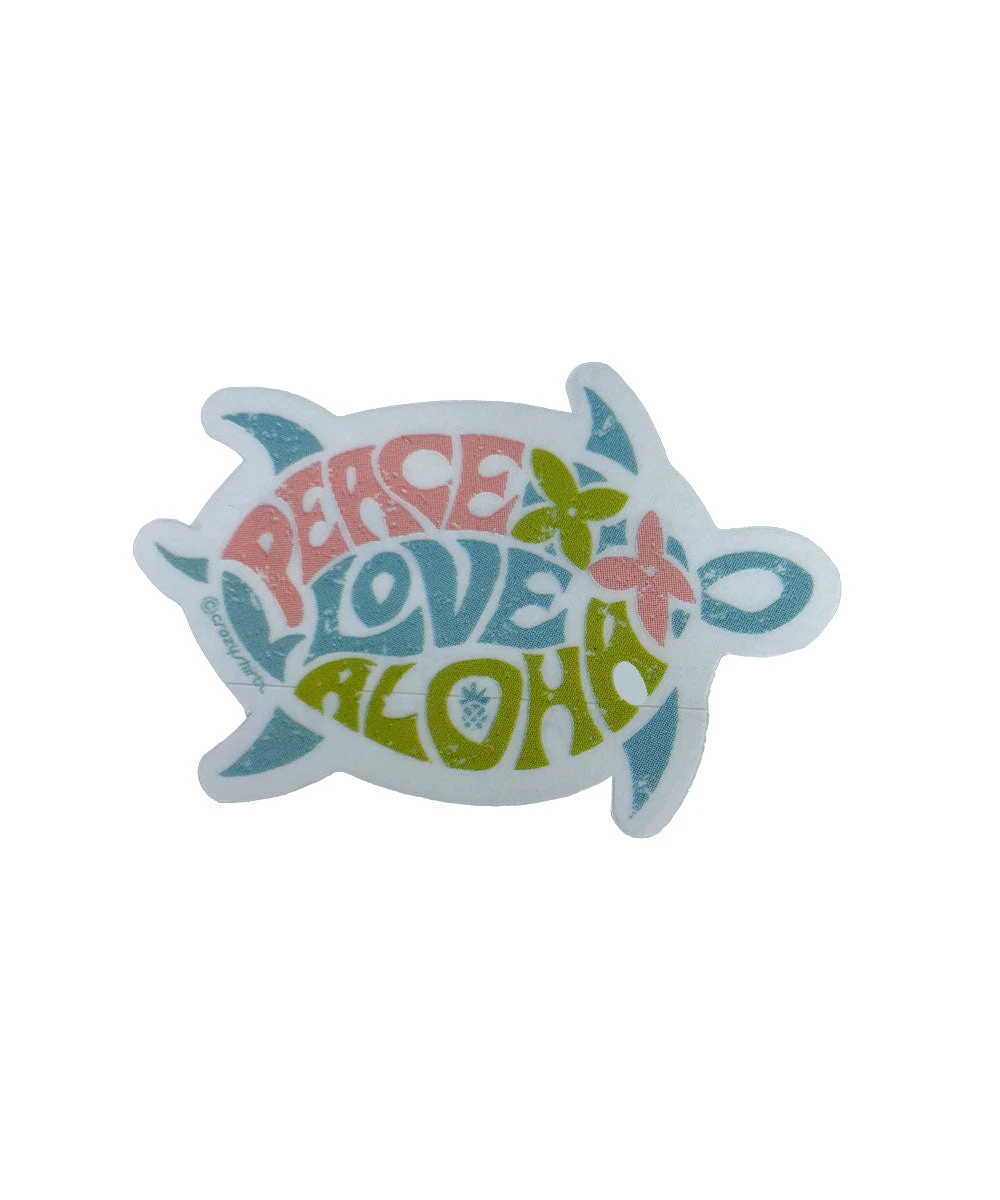 Peace Love Aloha Honu - Sticker 1 Peace Love Aloha Honu - Sticker