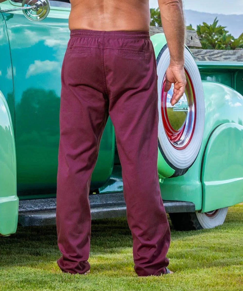 Wine Dyed Twill Pants 3 Wine Dyed Twill Pants - Image 3