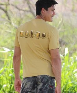 Band Of Brews - Beer Dyed Short Sleeve Crewneck T-Shirt 6 Band Of Brews - Beer Dyed Short Sleeve Crewneck T-Shirt -Crazy Shirts Sale Store 825a3adbcae18eaed94734ff623a84ed