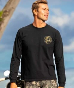 Dragon Medallion - Black Long Sleeve Crewneck T-Shirt 6 Dragon Medallion - Black Long Sleeve Crewneck T-Shirt -Crazy Shirts Sale Store 8808264ff2ee013943e44dc44021e1c5